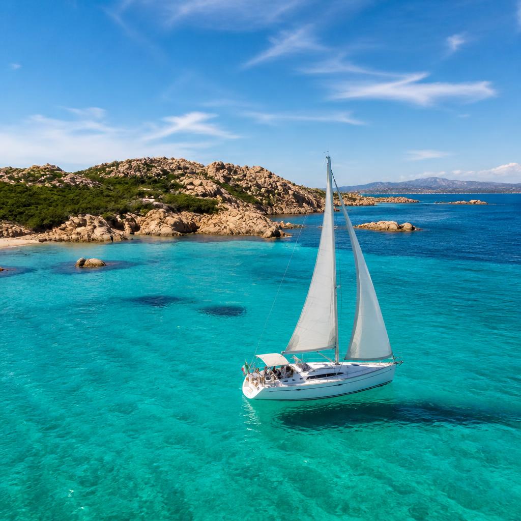 Sortie en voilier avec skipper dans l'archipel de La Maddalena